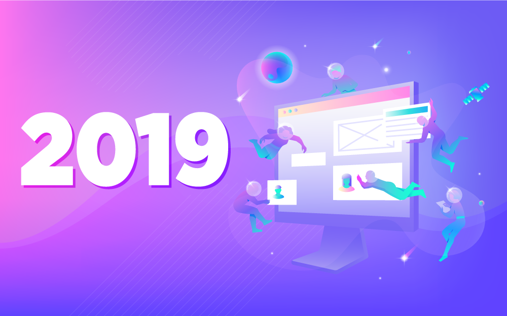 tendencias de diseño web 2019